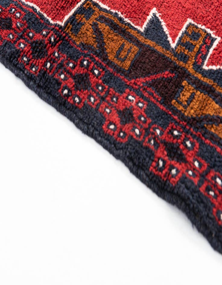 Detail image of  3' x 4' 7  Hand Knotted Balouch Persian Wool Rug