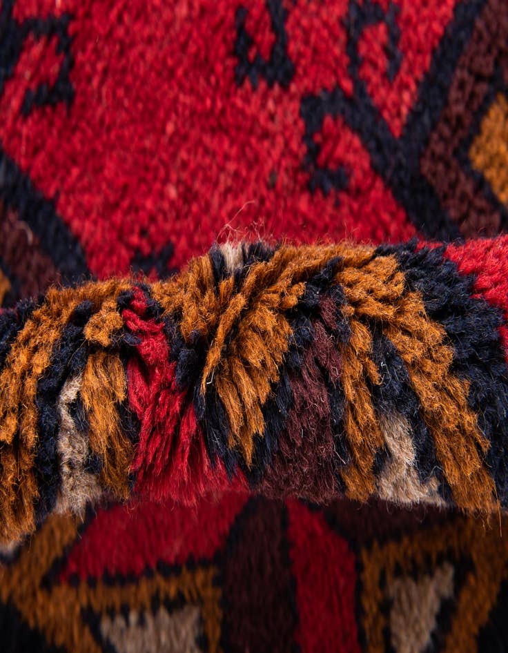 Detail image of  2' 10 x 4' 7  Hand Knotted Balouch Persian Wool Rug