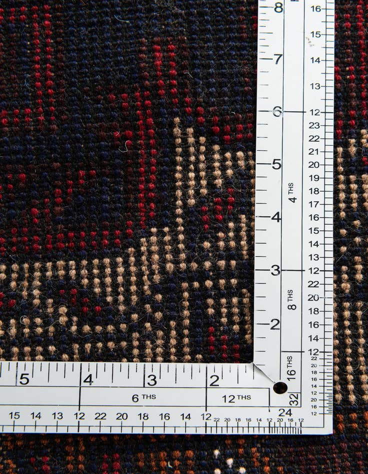 Detail image of  2' 10 x 4' 6  Hand Knotted Balouch Persian Wool Rug