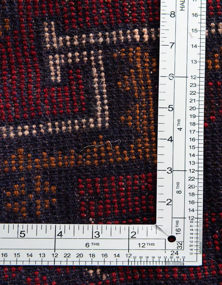 Detail image of  2' 10 x 4' 10  Hand Knotted Balouch Persian Wool Rug