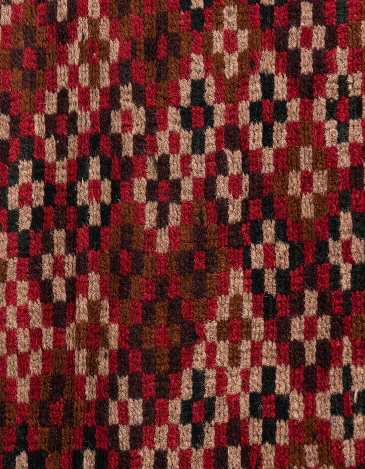 Detail image of  3' x 4' 6  Hand Knotted Balouch Persian Wool Rug