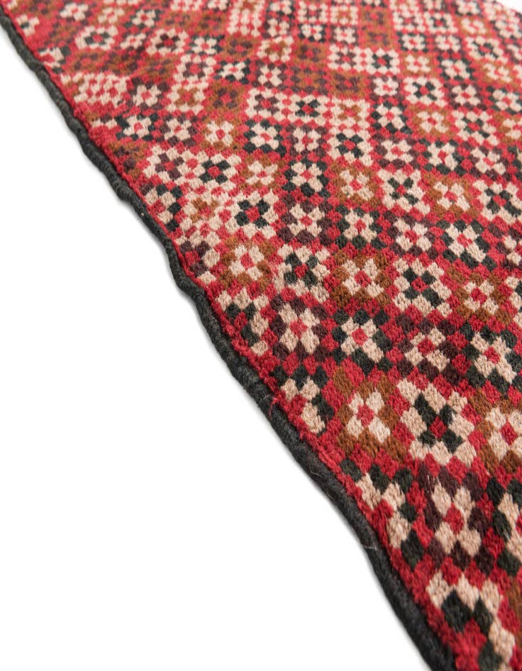 Detail image of  3' x 4' 6  Hand Knotted Balouch Persian Wool Rug