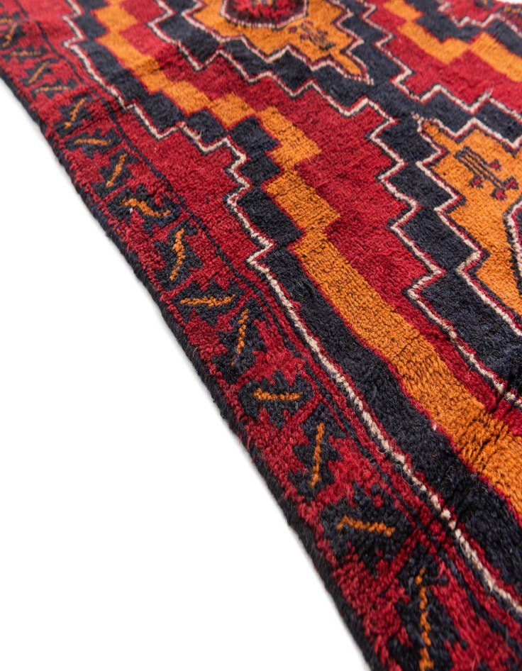 Detail image of 2' 10 x 4' 8 Hand Knotted Balouch Persian Wool Rug