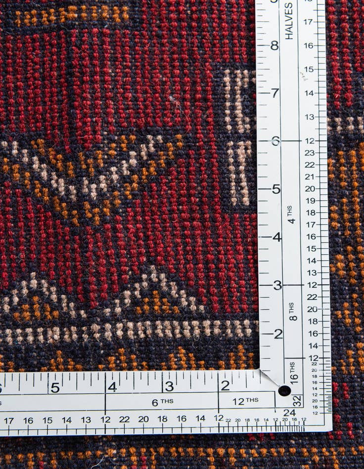 Detail image of  2' 10 x 4' 5  Hand Knotted Balouch Persian Wool Rug