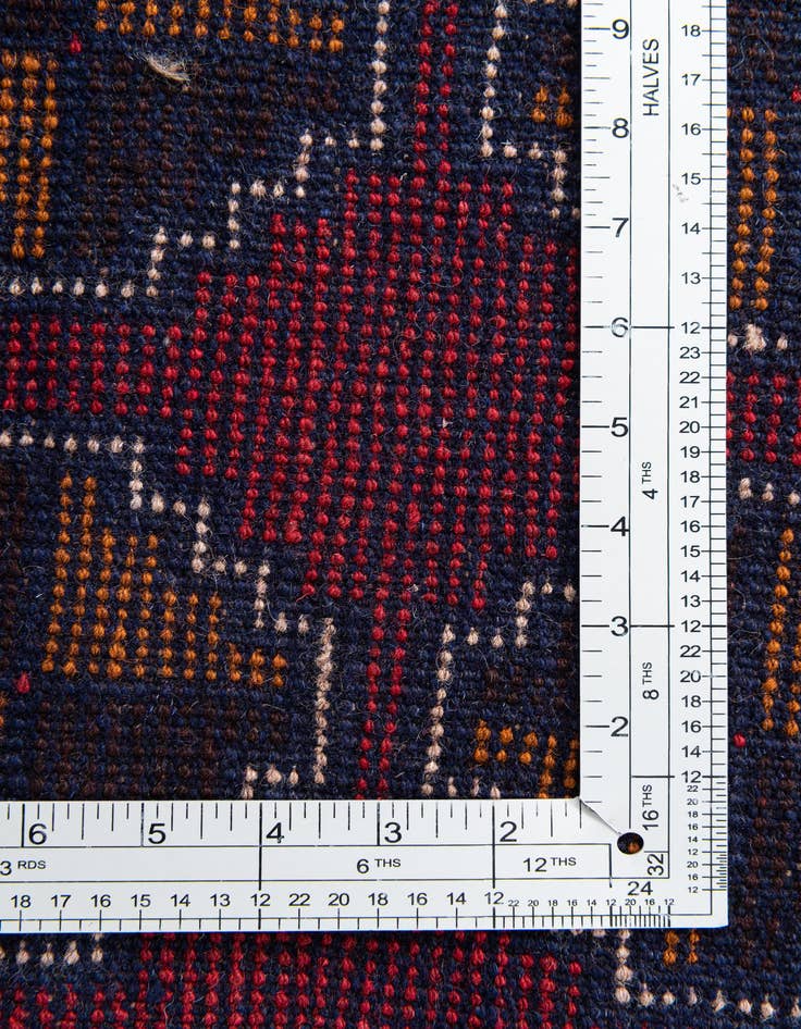 Detail image of  3' x 4' 5  Hand Knotted Balouch Persian Wool Rug