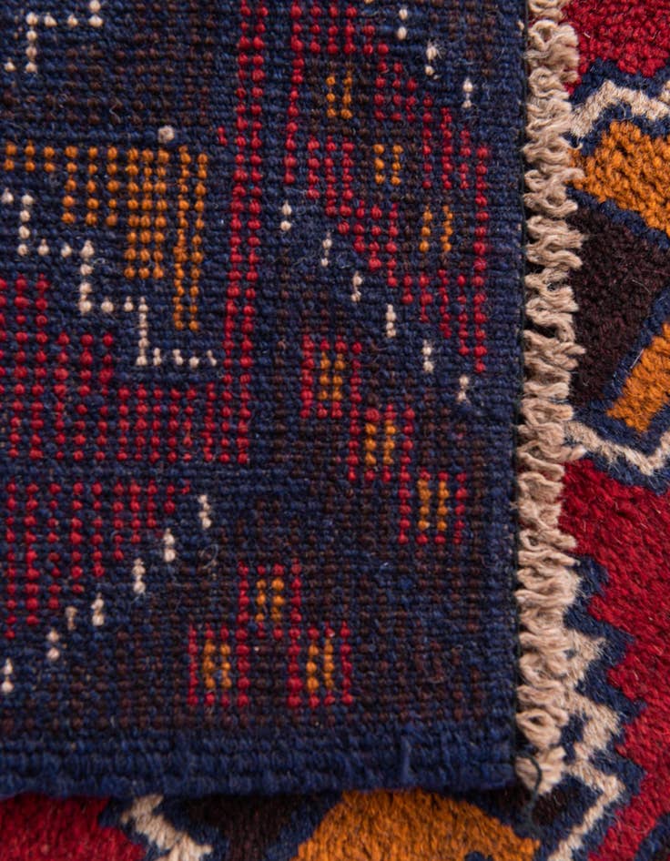 Detail image of  3' x 4' 5  Hand Knotted Balouch Persian Wool Rug