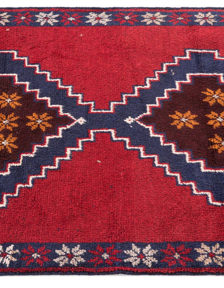 Detail image of  3' x 4' 6  Hand Knotted Balouch Persian Wool Rug