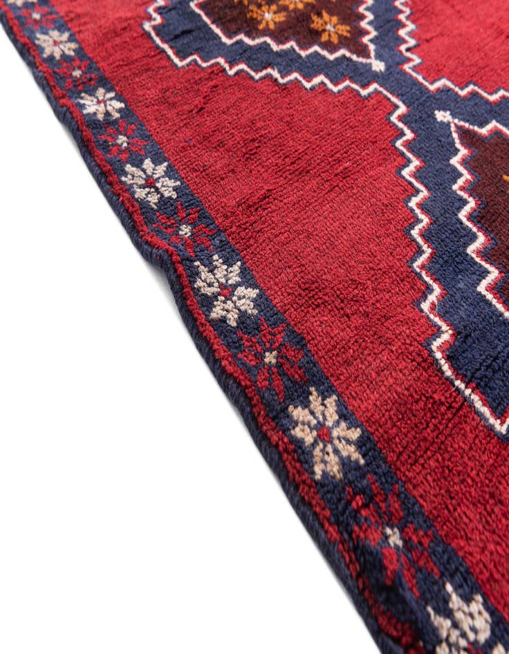 Detail image of  3' x 4' 6  Hand Knotted Balouch Persian Wool Rug