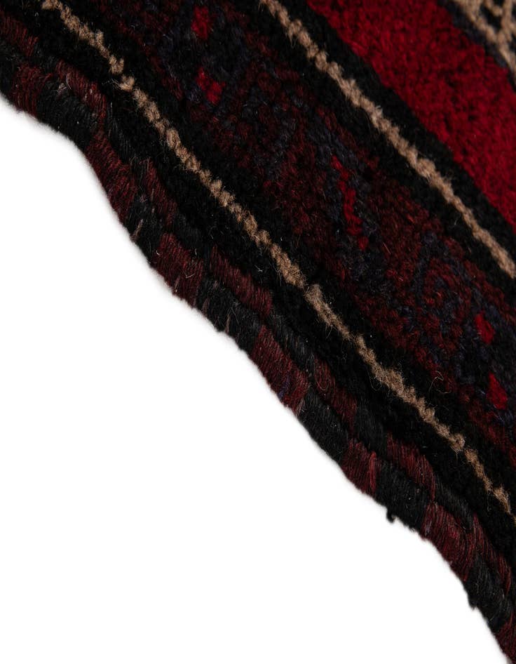 Detail image of  3' x 4' 9  Hand Knotted Balouch Persian Wool Rug