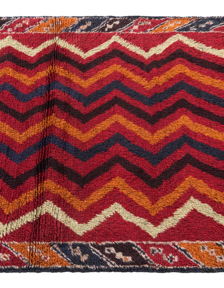 Detail image of  2' 10 x 4' 9  Hand Knotted Balouch Persian Wool Rug