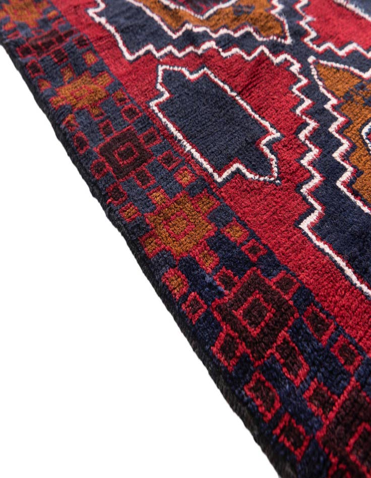 Detail image of  3' x 4' 6  Hand Knotted Balouch Persian Wool Rug
