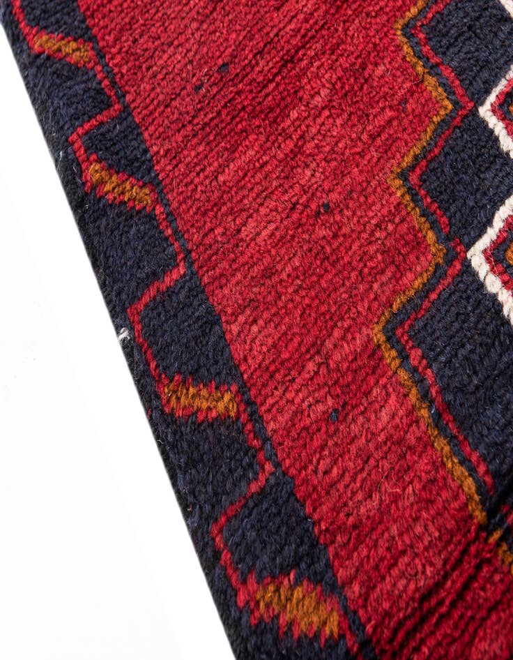 Detail image of  2' 10 x 4' 10  Hand Knotted Balouch Persian Wool Rug