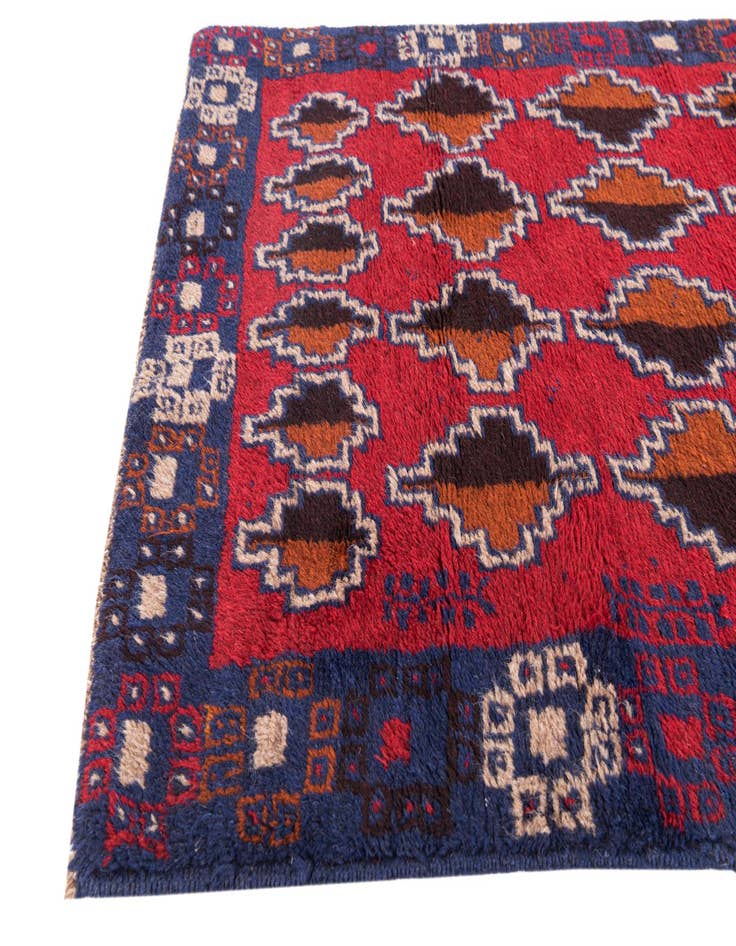 Detail image of  2' 9 x 4' 7  Hand Knotted Balouch Persian Wool Rug
