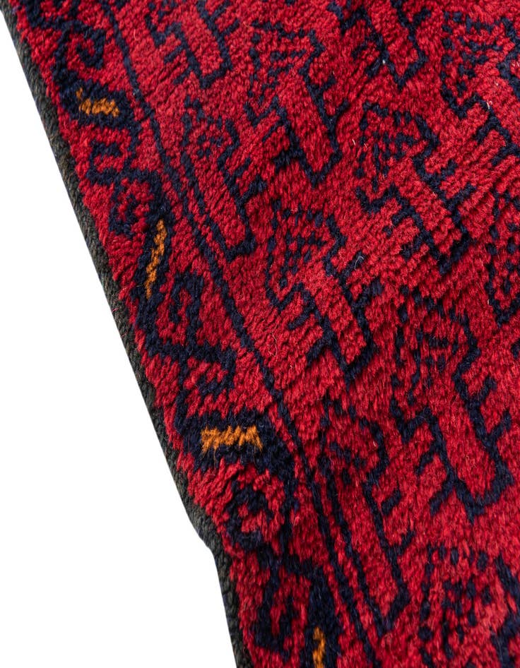 Detail image of  3' x 4' 6  Hand Knotted Balouch Persian Wool Rug