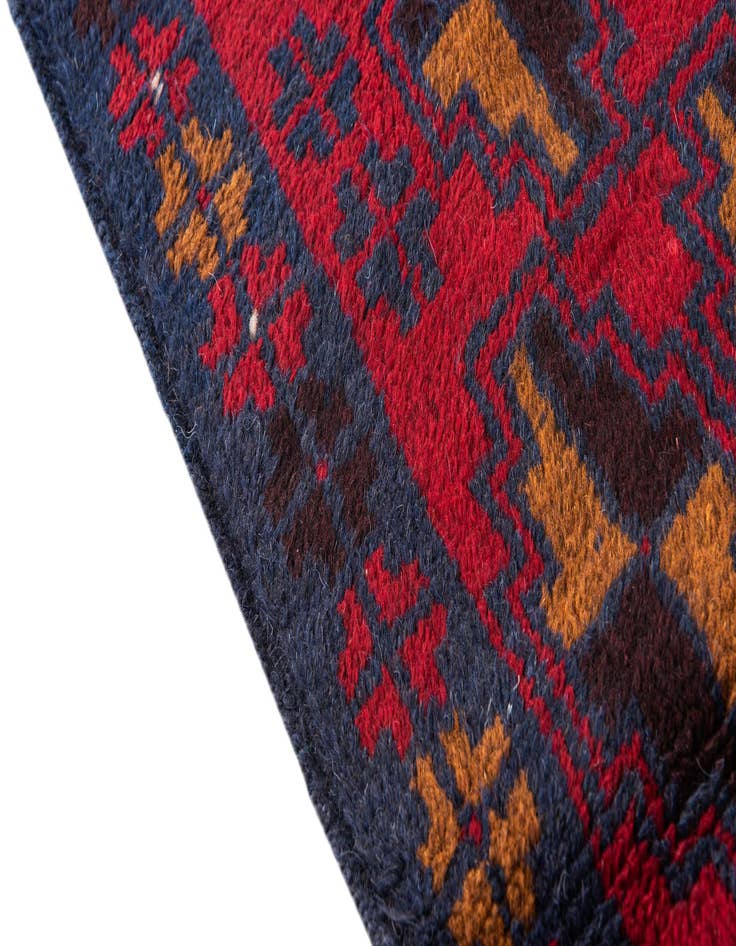 Detail image of  2' 10 x 4' 8  Hand Knotted Balouch Persian Wool Rug