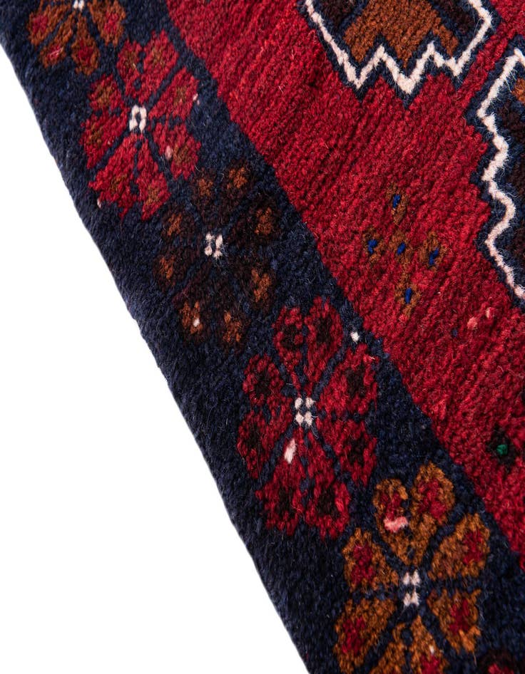 Detail image of  3' x 4' 4  Hand Knotted Balouch Persian Wool Rug