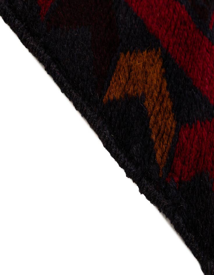 Detail image of  2' 9 x 4' 8  Hand Knotted Balouch Persian Wool Rug