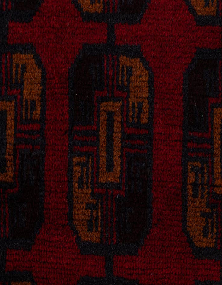 Detail image of  2' 9 x 4' 8  Hand Knotted Balouch Persian Wool Rug