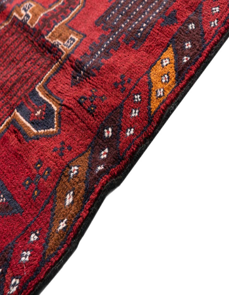 Detail image of  2' 9 x 4' 10  Hand Knotted Balouch Persian Wool Rug