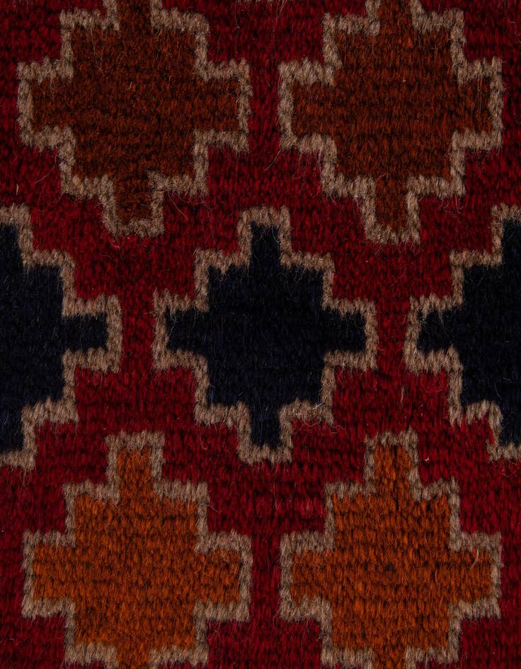 Detail image of  2' 10 x 4' 7  Hand Knotted Balouch Persian Wool Rug