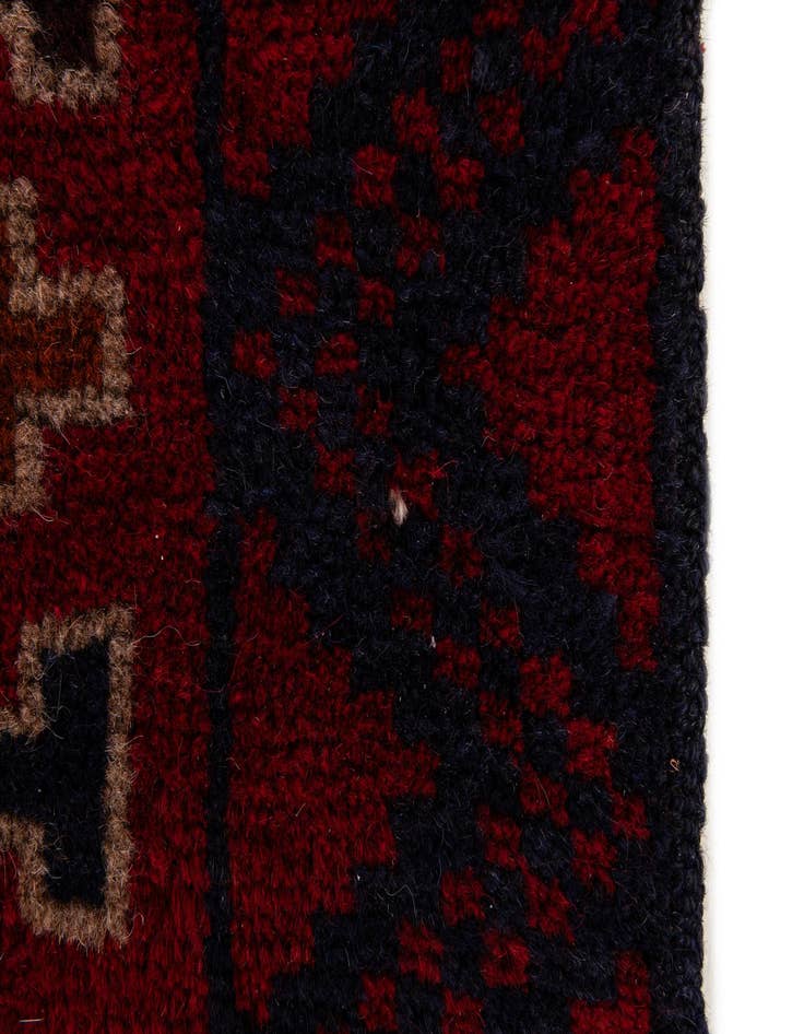 Detail image of  2' 10 x 4' 7  Hand Knotted Balouch Persian Wool Rug