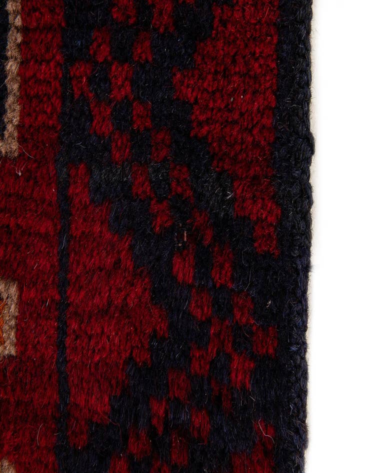 Detail image of  2' 10 x 4' 7  Hand Knotted Balouch Persian Wool Rug
