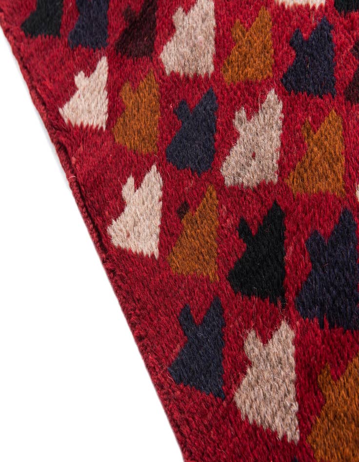 Detail image of  2' 10 x 4' 6  Hand Knotted Balouch Persian Wool Rug