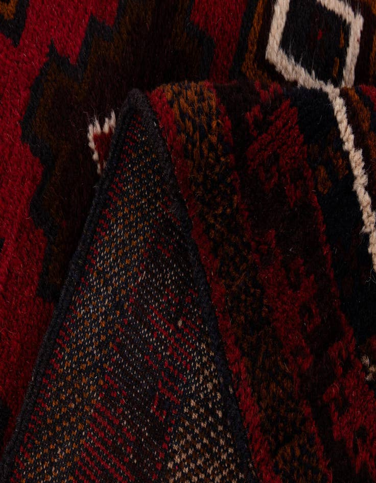 Detail image of  3' x 4' 3  Hand Knotted Balouch Persian Wool Rug