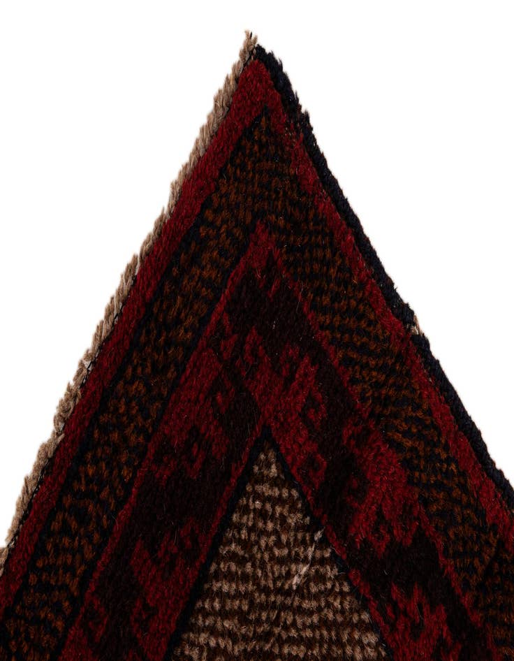 Detail image of  3' x 4' 3  Hand Knotted Balouch Persian Wool Rug