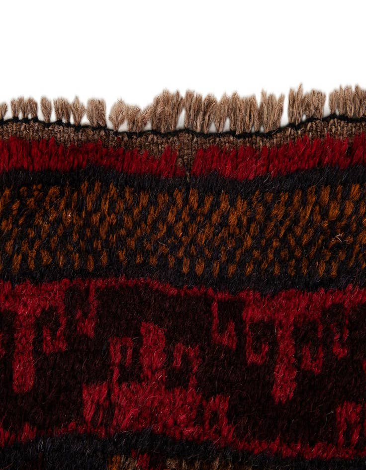 Detail image of  3' x 4' 3  Hand Knotted Balouch Persian Wool Rug