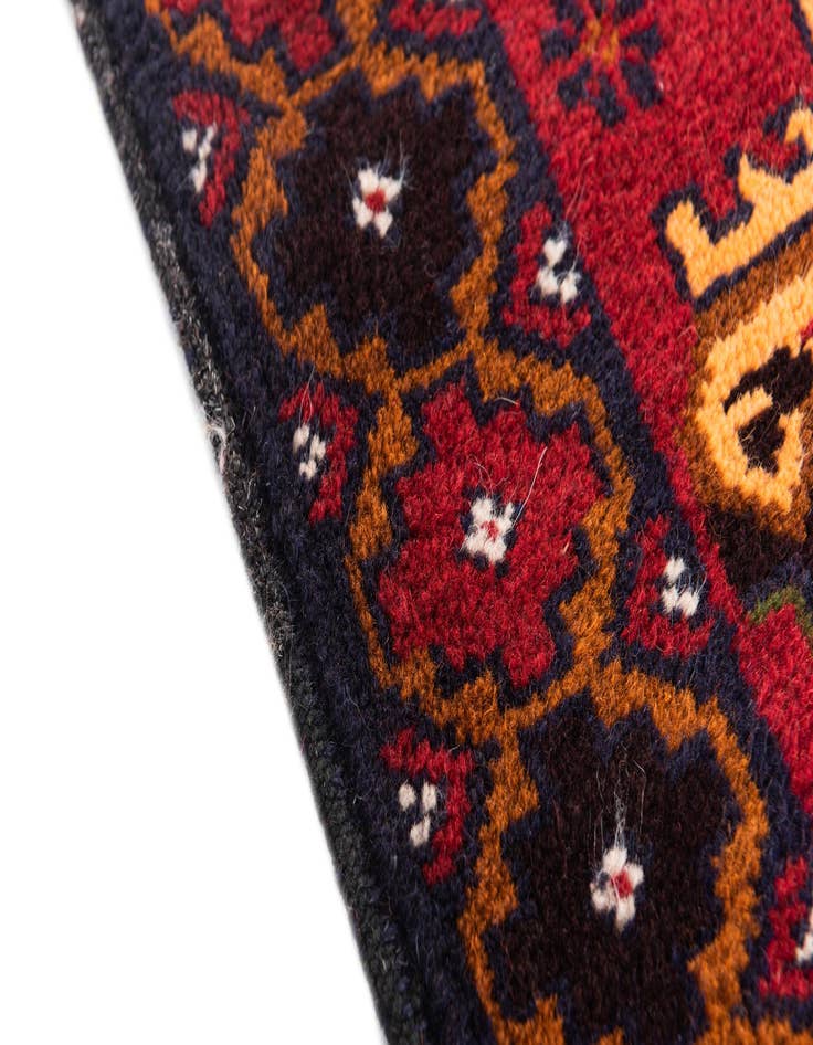 Detail image of  3' x 4' 5  Hand Knotted Balouch Persian Wool Rug