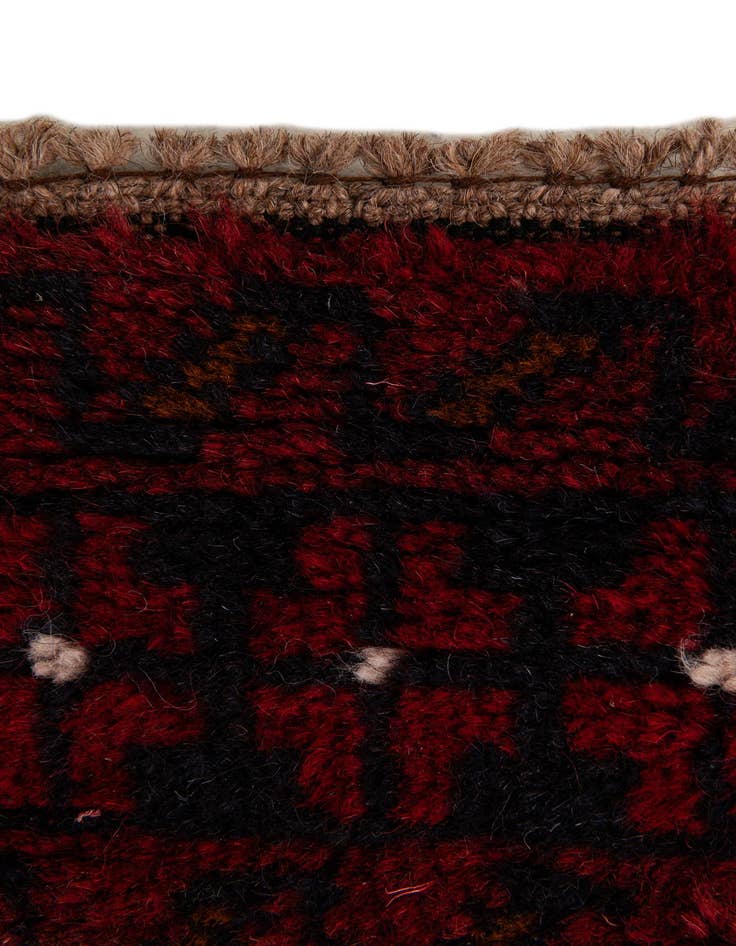 Detail image of  3' x 4' 7  Hand Knotted Balouch Persian Wool Rug