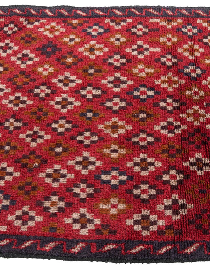 Detail image of  3' x 4' 7  Hand Knotted Balouch Persian Wool Rug