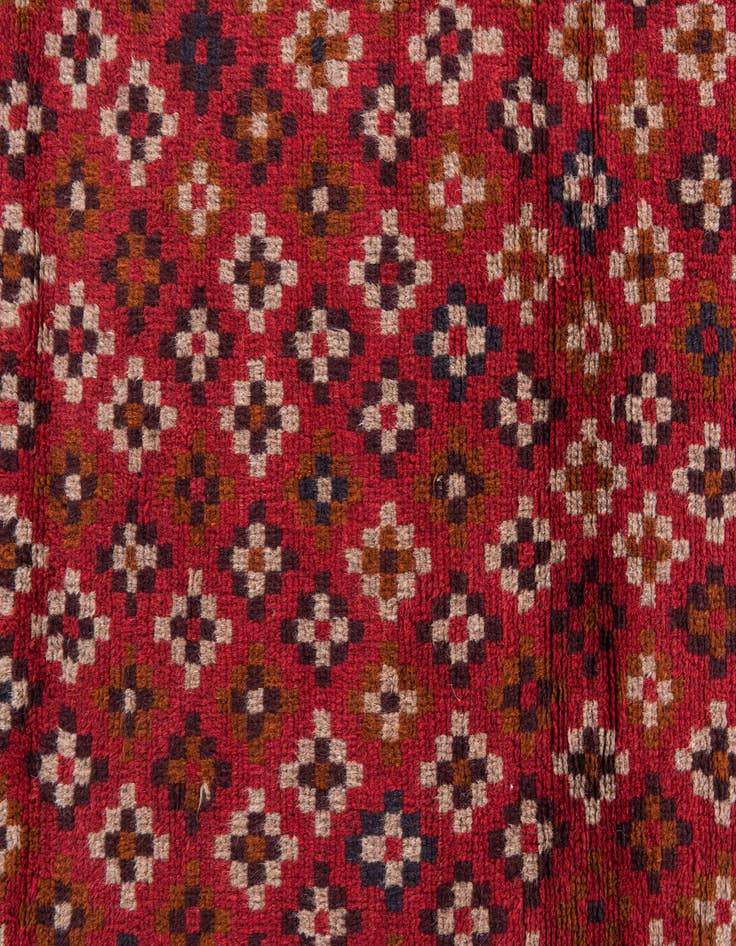 Detail image of  3' x 4' 7  Hand Knotted Balouch Persian Wool Rug