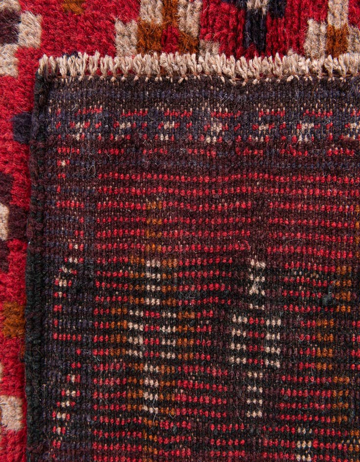 Detail image of  3' x 4' 7  Hand Knotted Balouch Persian Wool Rug