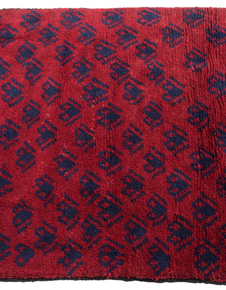 Detail image of  2' 10 x 4' 6  Hand Knotted Balouch Persian Wool Rug