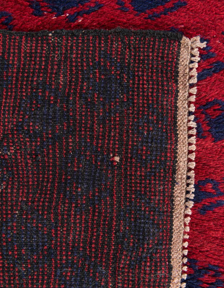 Detail image of  2' 10 x 4' 6  Hand Knotted Balouch Persian Wool Rug