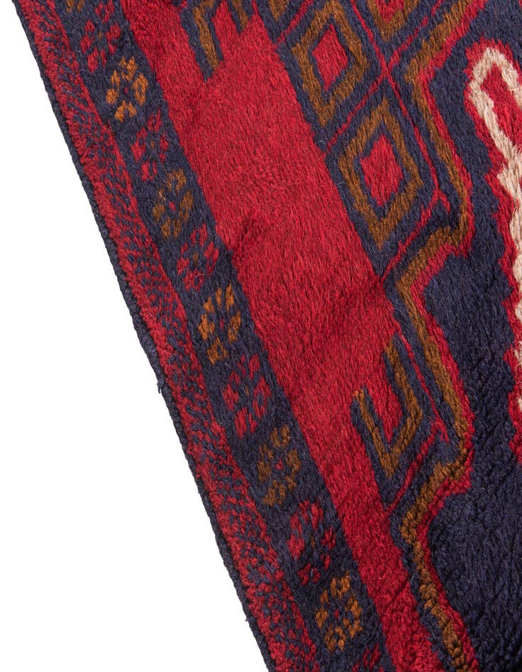 Detail image of  2' 9 x 4' 7  Hand Knotted Balouch Persian Wool Rug