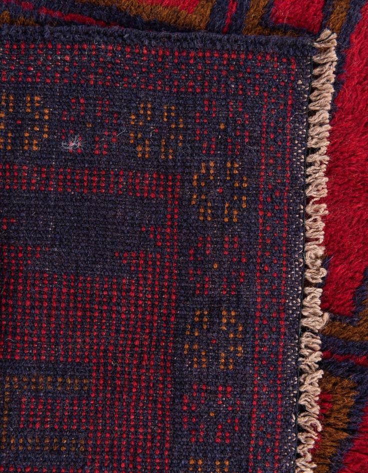 Detail image of  2' 9 x 4' 7  Hand Knotted Balouch Persian Wool Rug