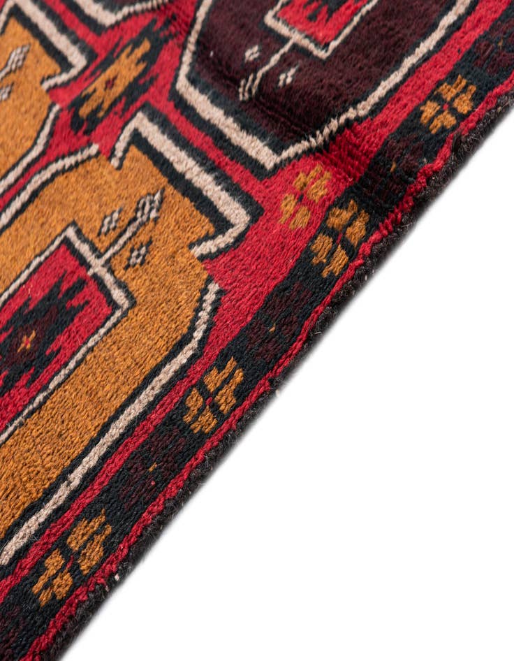 Detail image of  2' 9 x 4' 7  Hand Knotted Balouch Persian Wool Rug