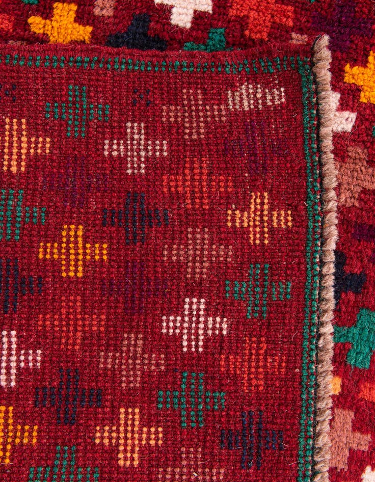 Detail image of  3' 10 x 6'  Hand Knotted Balouch Wool Rug