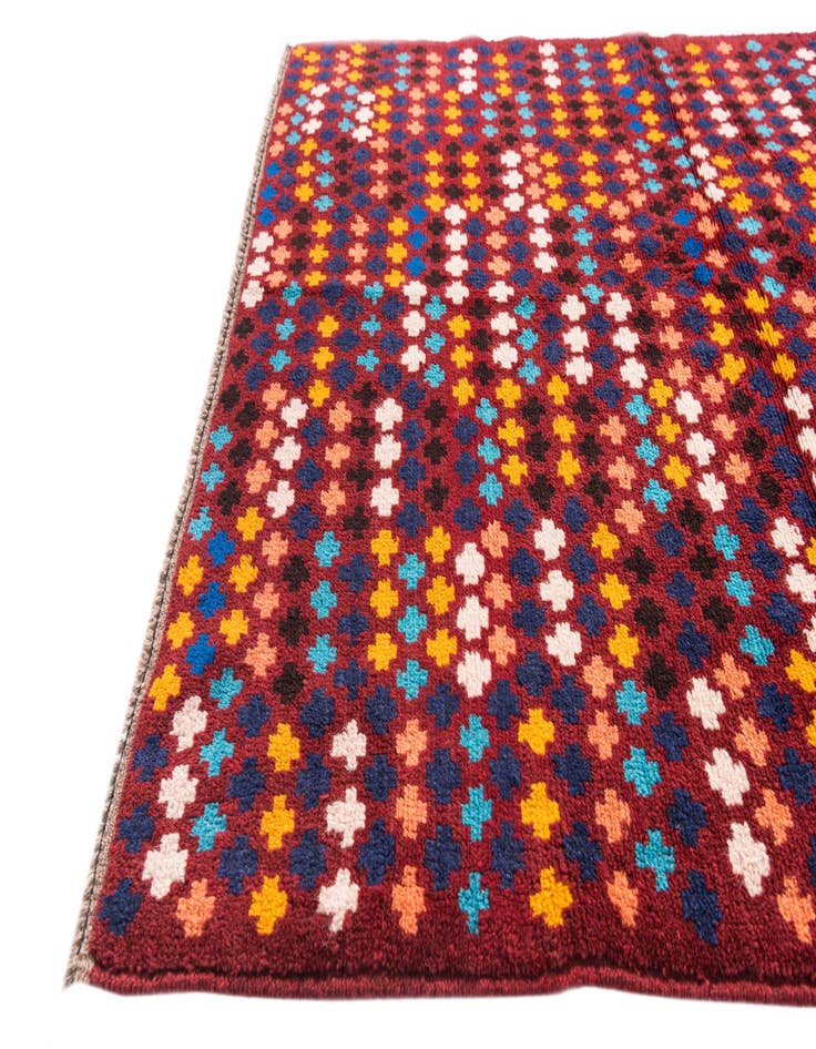 Detail image of  3' 10 x 5' 10  Hand Knotted Balouch Wool Rug