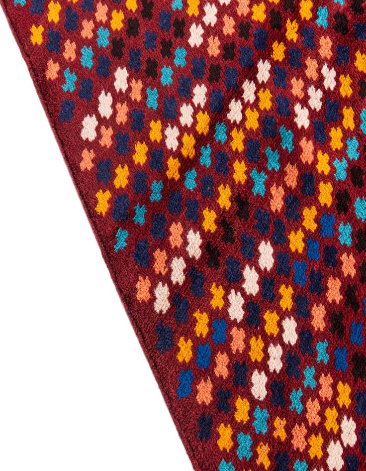 Detail image of  3' 10 x 5' 10  Hand Knotted Balouch Wool Rug