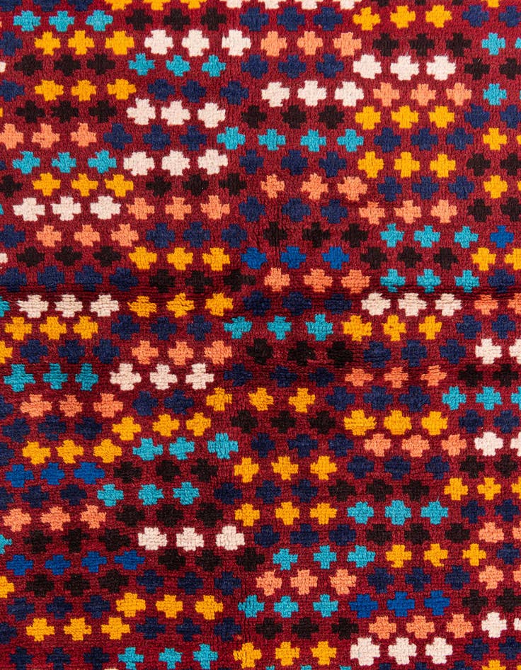 Detail image of  3' 10 x 5' 10  Hand Knotted Balouch Wool Rug