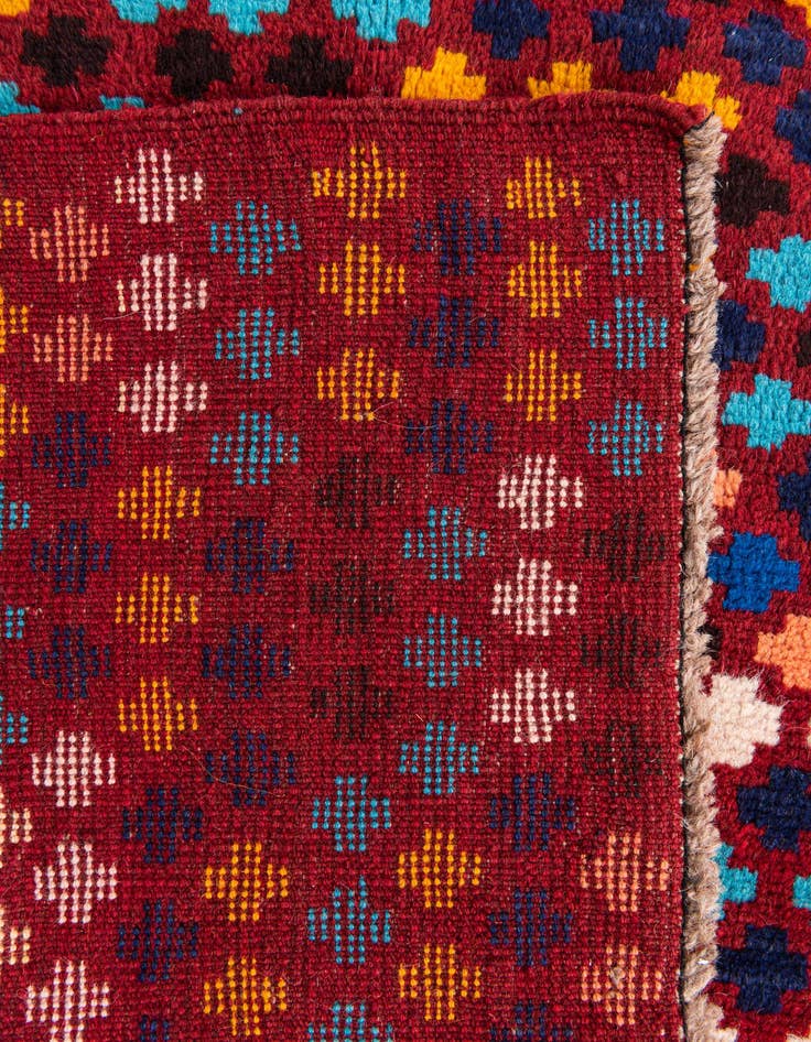 Detail image of  3' 10 x 5' 10  Hand Knotted Balouch Wool Rug