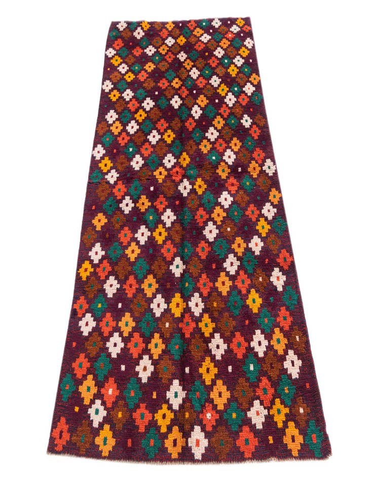 Detail image of  3' 10 x 6' 3  Hand Knotted Balouch Wool Rug