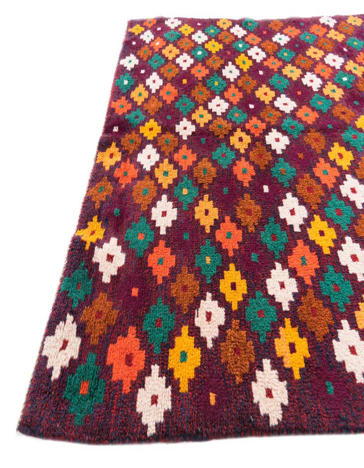 Detail image of  3' 10 x 6' 3  Hand Knotted Balouch Wool Rug