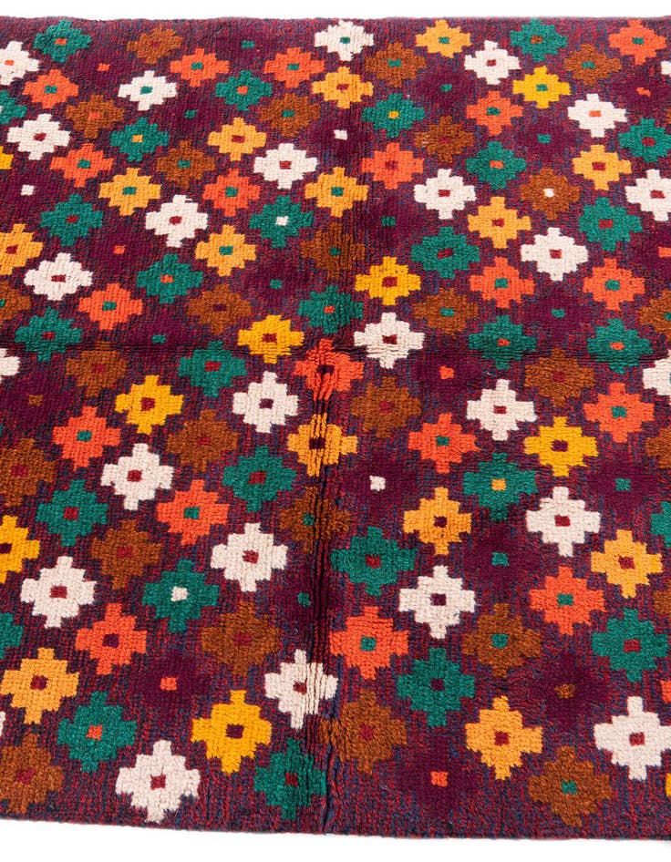 Detail image of  3' 10 x 6' 3  Hand Knotted Balouch Wool Rug