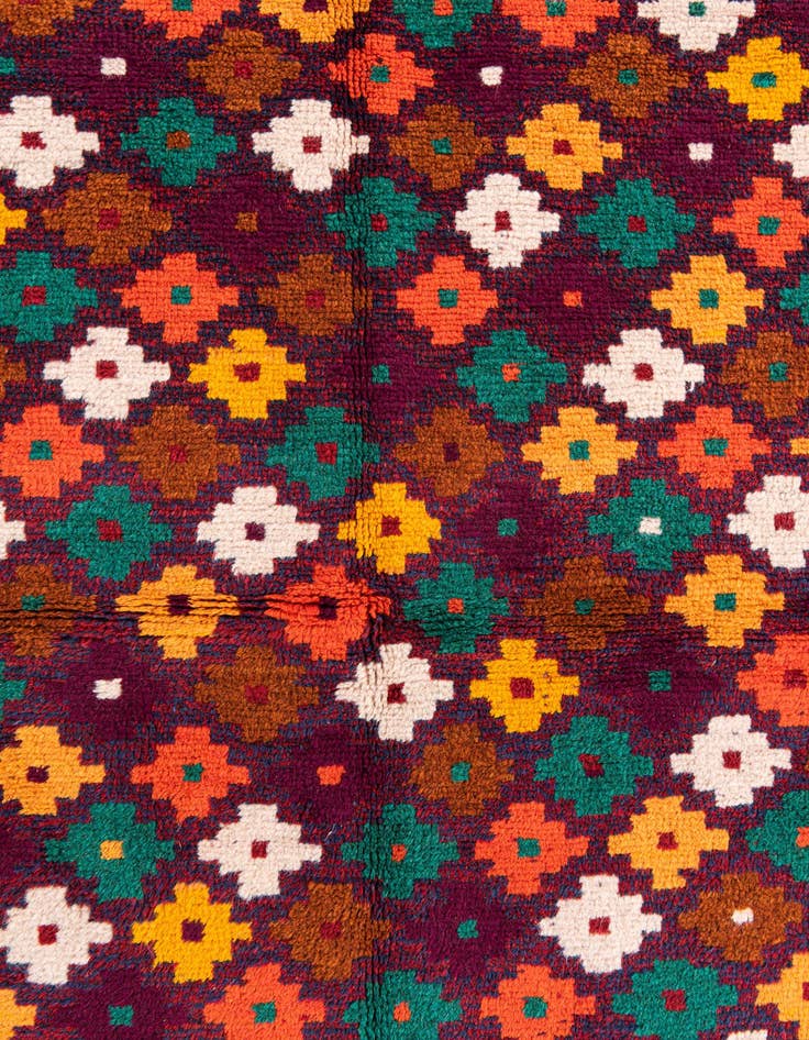 Detail image of  3' 10 x 6' 3  Hand Knotted Balouch Wool Rug