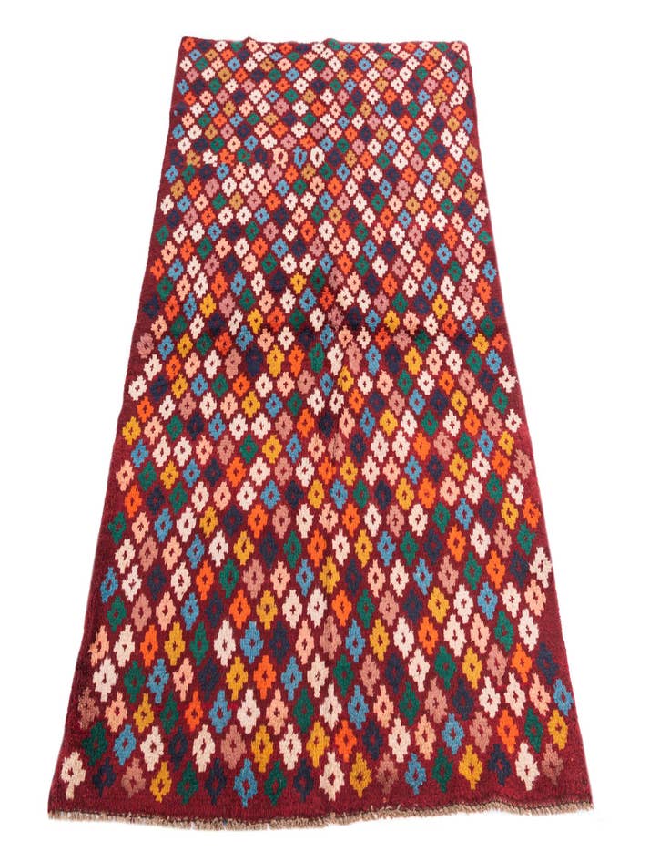 Detail image of  3' 10 x 5' 10  Hand Knotted Balouch Wool Rug